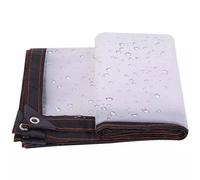 SDFGHJKB Bâche Transparente Imperméable 3x3.5m, Bâche Transparente avec Oeillets, Bâche Transparente Extérieure, Bâche Transparente pour Pergola, Résistante Aux Intempéries