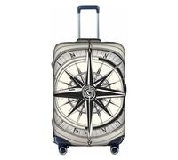 Sdfhu Law of the Compass Navigation 1 Print Unique Travel Bagages Cover Lavable Anti-Scratch Valise Protector for Vacances, blanc, X-Large