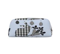 SDFHU Trousse à crayons multifonction avec fermeture éclair pour adultes Motif Happy Easter