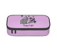 SDFHU Trousse à crayons multifonction avec imprimé Happy Easter pour fournitures cosmétiques pour adultes