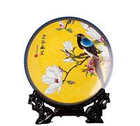 SDFsdfdS Assiette décorative Chinoise en Porcelaine, Assiettes décoratives Chinoises en céramique