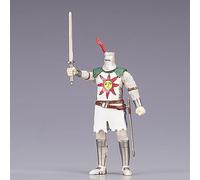 Sdfsed 12 cm/4,72 pouces Chevalier sombre Soleil PVC Collectible Jeu Action Figurine Personnage Modèle Anime Jouets (Couleur : blanc)