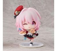 Sdfsed 8 cm Honkai : figurine de rail étoile PVC matériau de protection de l'environnement adapté pour la maison bureau ornements décoratifs jouet (transparent)