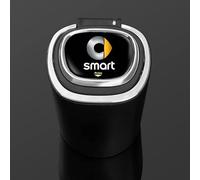 SDFSJJHB Cendrier Voiture,pour Smart Fortwo Portable cendrier Auto-extinguible avec Couvercle Anti-Odeurs,pour Voitures Van Camping en Plein air