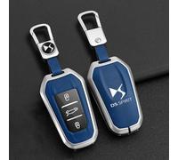 SDFSJJHB Coque Clé Voiture Étui de Protection,pour Citroen Ds7 DS7 Crossback 2018-2023,résistant à l'usure poussière,PorteClÉS Voiture Portable Accessoires,A