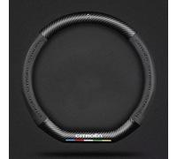 SDFSJJHB Couvre Volant Voiture,pour Citroen C4 III 2020-2024 Antidérapant Respirant Volant Confort Durabilité Sécurité,Auto Interieur Accessoires,A