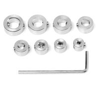 SDFUBO Ensemble de bagues d'arrêt for forets à bois 3 16 mm, bague butée profondeur foret, localisateur en acier inoxydable .26217