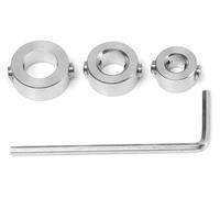 SDFUBO Ensemble de bagues d'arrêt for forets à bois 3 16 mm, bague butée profondeur foret, localisateur en acier inoxydable .26217