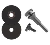 SDFUBO Lot de 2 à 10 disques coupe en métal 50 mm, mini meules résine, lame scie, meule d'angle, plus 1 mandrin montage .0308