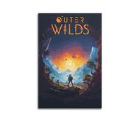 SDFUIJXCV Poster de jeu Outer Wilds Game Poster3 - Impression sur toile - Impression d'art moderne pour chambre à coucher - 40 x 60 cm