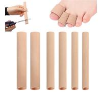 SDFWGG 6 Pièces Protection Orteils Silicone Tube Protection Séparateur D’ Manchon D’orteil en Gel Protège Orteils Tube Orteil en Gel pour Frottements Ampoules Cors