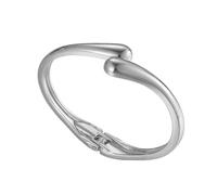 SDFWGG Bracelet Manchette en Forme de Goutte D'eau Jonc en Forme de Ouvert Réglable Goutte D'eau Manchette Fluide Polie Bracelet Ouvert Moderne Bijou Poignet Femme