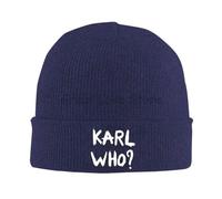 SDFXCDR Chaud en Hiver Karl Who Imprimé Bonnet Chapeaux Cool Tricot Hat pour Hommes Femmes Hiver Chaud Skullies Bonnets Casquettes Imprimé Bonnet Doux Chaud Hiver