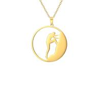 SDFXCDR Collier Homme Collier d’Escalade d’Alpinisme d’Aventure de Mode Collier Rond de randonnée créative adapté aux Amateurs de Plein air