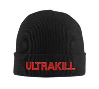 SDFXCDR Ultrakill Gabriel Jeux Fans Amoureux Jeu Hiver Chaud Tricot Bonnet pour Unisexe Skullies Casquettes Tricoté Chapeaux Chapeaux Hiver Chaleur