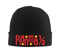SDFXCDR Winter Warmth,Ranma 1/2 p Chan and Genma Knitted Caps for Women Men Skullies Beanies Winter Hat Acrylic Warm Melon Cap