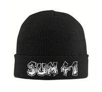 SDFXCDR Winter Warmth,Sum 41 Punk Knitted Hat Women's Men's Beanie Winter Hat Music Warm Melon Cap