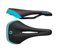 SDG 812367017931 Selle Allure 2,0 Lux/Alu-Noir/Turquoise Adulte Unisexe, Nera/Turchese, Taille Unique
