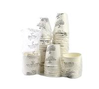 SDG Lot de 100 5,5 oz (150 ml) Gobelets Jetables, Verres Jetables en Papier Blancs, Emballés Individuellement, Idéaux pour Café, Café Long, Lait Café