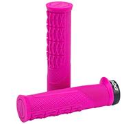 SDG Thrice OC Lock-On Grip VTT Rose & Noir - Ergonomique, absorbant les vibratio