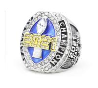 SDGBCXD Bague, Bague de Championnat Fantasy Football 2021 Bagues Champion la Ligue FFL Cadeaux for Amis Fans Rugby Souvenir(11 Months)