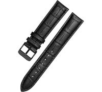 SDGBCXD bracelet de montre, Bracelet de montre en cuir 10 mm - 24 mm, for hommes et femmes, accessoires de remplacement(Black Black,22mm)