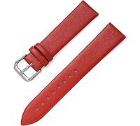 SDGBCXD bracelet de montre, Bracelet de montre en cuir souple et fin, 8 mm-22 mm, for hommes et femmes. Accessoires de montre(Red)