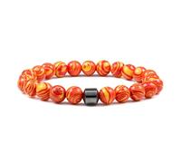 SDGBCXD Bracelets anti-anxiété, Réduit les envies d'alcool, soulage l'anxiété et le stress du sevrage, soutien naturel for arrêter de boire(Orange yellow)