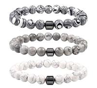 SDGBCXD Bracelets anti-anxiété, Réduit les envies d'alcool, soulage l'anxiété et le stress du sevrage, soutien naturel for arrêter de boire(3D)