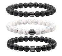 SDGBCXD Bracelets anti-anxiété, Réduit les envies d'alcool, soulage l'anxiété et le stress du sevrage, soutien naturel for arrêter de boire(3C)