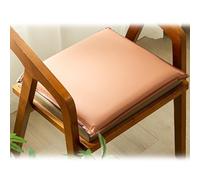 SDGBCXD Coussin d'assise, Coussins de Chaise carrés Vintage Comfortables avec Fermeture éclair | Coussin d'assise en Mousse à mémoire Forme Confortable Toutes Saisons(Caramel,40x40cm)