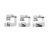 SDGBCXD Facilement Compatible avec la Plupart des Machines Ensemble de 3 Pieds presseurs for Ourlet roulé, Pied Universel à Clipser for Biais, for étroit et Large for Machine Coudre