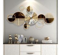 SDGBCXD Horloge Murale, Grande Montre Murale numérique en métal for intérieur, Design Moderne, décoration for Salon, Salle à Manger, Cuisine, Bureau 102 x 47 cm