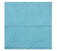 SDGBCXD Installation de Panneaux muraux, Panneau Mural, Papier Peint 3D for Salon, Chambre à Coucher, Panneaux muraux décoller et Coller 70 x cm, 10 pièces(Blu)