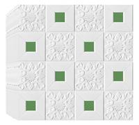 SDGBCXD Installation de Panneaux muraux, Wall Panel，10Pcs 27.6X27.6 DIY Self Adhesive Tiles, 10D Wallpaper Waterproof(E)