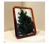 SDGBCXD Miroir, Miroir de Bureau de Petite Taille, Miroir Vertical Haute définition, Miroir de Toilette ambré, Miroir de Maquillage de Table