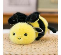 SDGBCXD Peluche, Jouet en Peluche d'insecte, Jouet, Porte-clés Mignon de Chenille d'abeille d'araignée, Insecte, Cadeau for Les Filles et garçons(Little Bee)