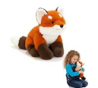 SDGBCXD Peluche, Peluche Panda lestée, Peluches Douces, Renard en Peluche 30 cm(Fox,65cm)