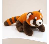 SDGBCXD Peluche, Peluche Panda lestée, Peluches Douces, Renard en Peluche 30 cm(Red Panda,45cm)