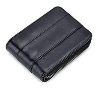 SDGBCXD Portefeuille, Portefeuille Multifonction avec Fente for Carte de crédit et permis Conduire(Black,Without Box)