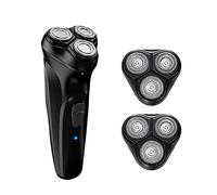 SDGBCXD Rasoirs, Rasoir électrique for Hommes, Rasoir électrique à Trois Lames, Tondeuse à Barbe Rechargeable par USB, Haute Puissance