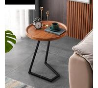 SDGBCXD Table d'appoint, Table d'appoint Fonctionnelle for la Chambre et Le canapé, idéale for Lire tranquillement Les Petits espaces(50cm,Natural)