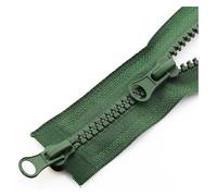 SDGBCXD Zip, Lot de 5 Fermetures éclair Doubles à Fermeture Automatique, 80/90/100/120/150 cm, Double Sens, extrémité Ouverte(Green,90CM5#)