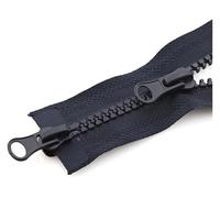 SDGBCXD Zip, Lot de 5 Fermetures éclair Doubles à Fermeture Automatique, 80/90/100/120/150 cm, Double Sens, extrémité Ouverte(Blue,150CM5#)