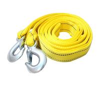sdgERYEeg Corde, Corde de remorquage 4 mètres avec 2 Crochets - Capacité 5 tonnes Parfait for Tirer Une Voiture, Un Camion ou SUV Sangles Robustes for