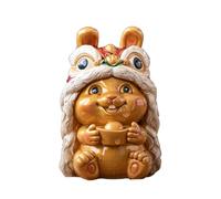 sdgERYEeg Décoration de Table en Forme Lapin Mignon changeant Couleur, Danse du Lion, Accessoire for Service à thé, Cadeaux(A)