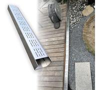 sdgERYEeg Drainage, Système de Grille Drainage métallique for tranchées d'égouts(10x3cm(4x1 1/8"))