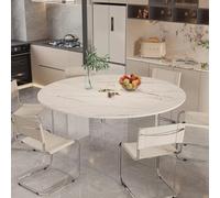 sdgERYEeg Tables Pliantes, Table à Manger Pliante en Bois sans Pieds(130 cm (51 inch))