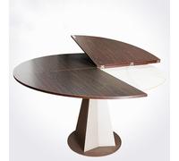 sdgERYEeg Tables Pliantes, Tables de Banquet Rondes Pliables en Quatre for fêtes(140 cm (55 inch))