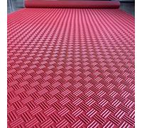 sdgERYEeg Tapis en Caoutchouc, Tapis de Sol Commercial/de sous-Sol/de Remise/de Camping-Car(Red,0.8x1m/2.6x3.3ft)